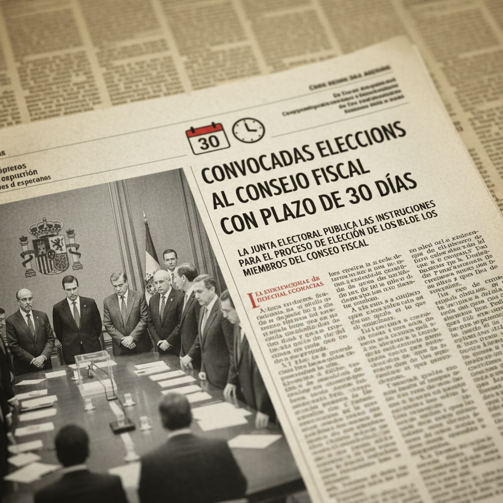 Elecciones en el Consejo Fiscal