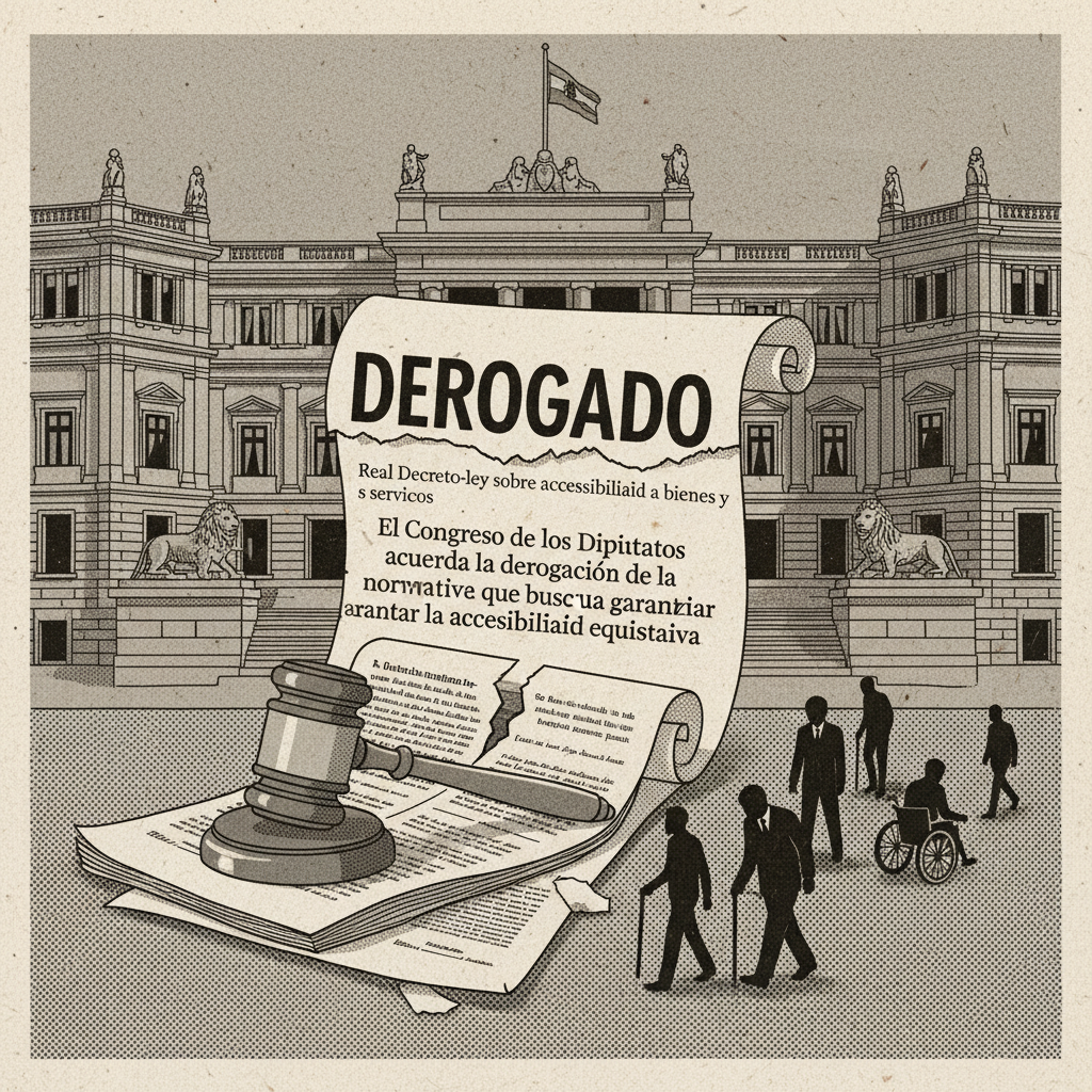 Derogado el Real Decreto-ley sobre accesibilidad a bienes y servicios