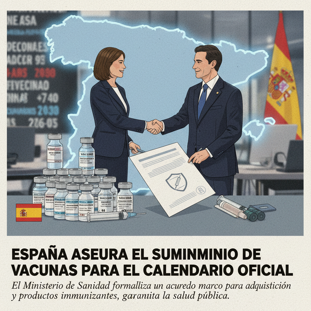 España asegura el suministro de vacunas para el calendario oficial