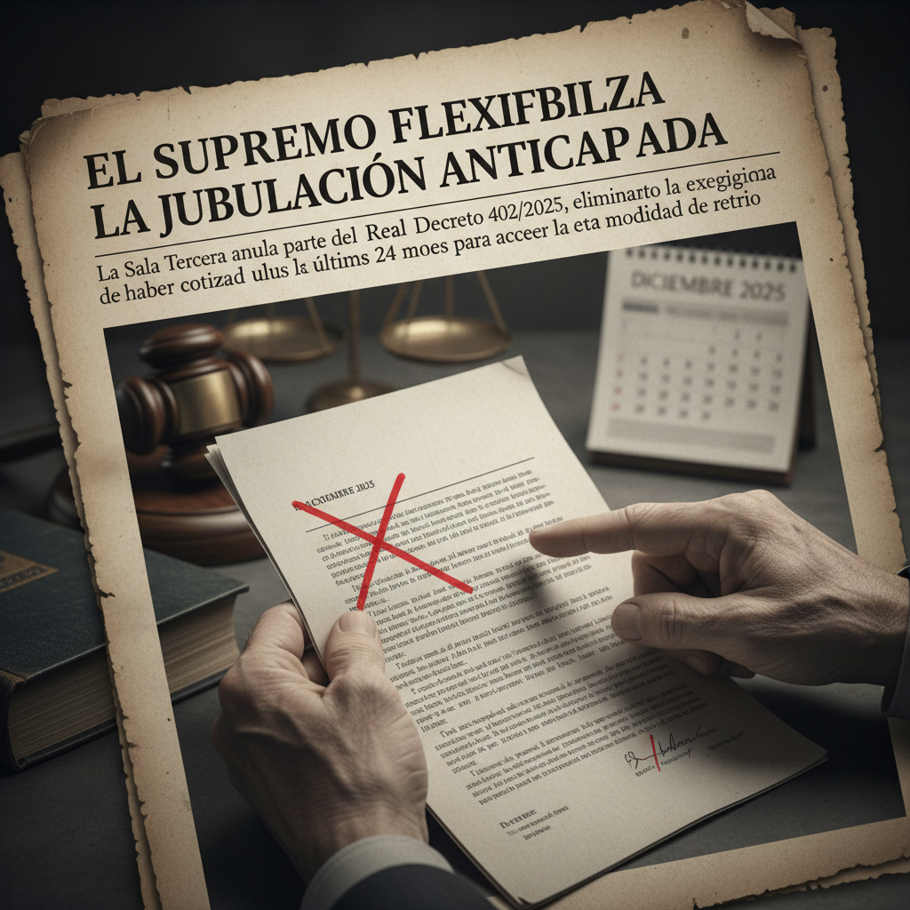 El Supremo flexibiliza la jubilación anticipada