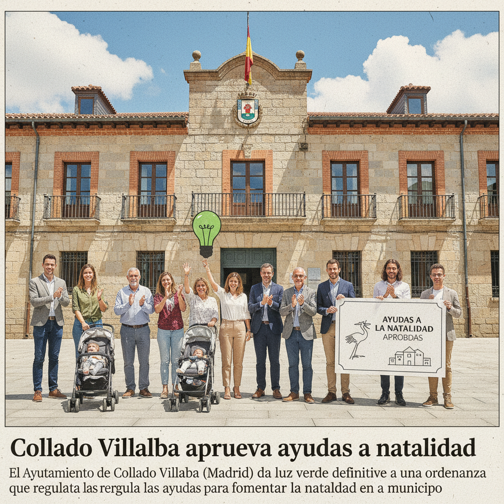 Collado Villalba aprueba ayudas a la natalidad