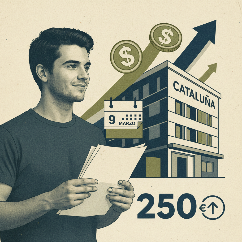 Cataluña lanza el Bono Alquiler Joven: hasta 250 euros al mes