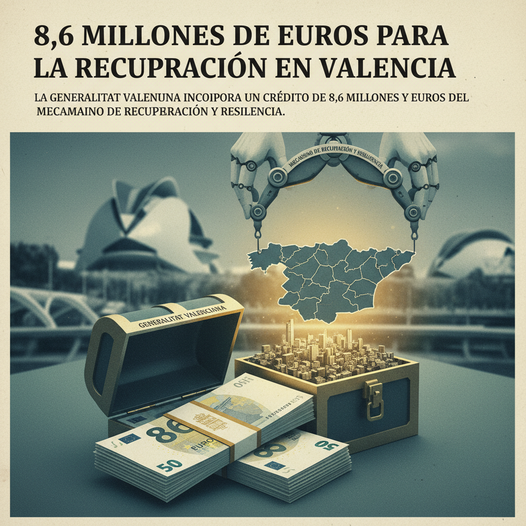 Comunitat Valenciana recibe 8,6 millones para Recuperación