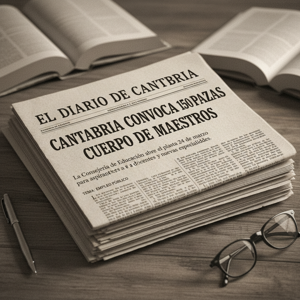 Cantabria convoca 150 plazas para Maestros: oportunidad para docentes