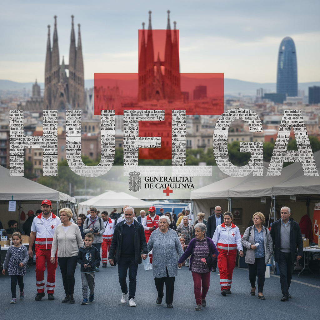 Garantizados los servicios esenciales de Cruz Roja en huelga de Barcelona