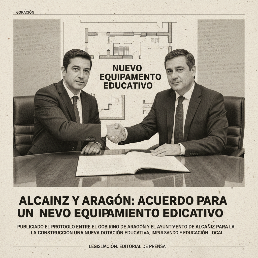 Alcañiz y Aragón colaboran para nueva infraestructura