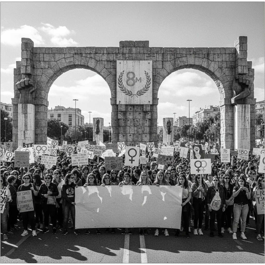Las marchas del 8M, declaradas Lugar de Memoria Democrática