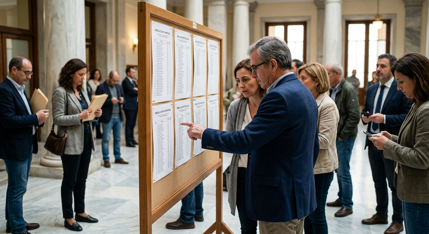 Publicadas listas provisionales para Técnicos de la Administración Civil