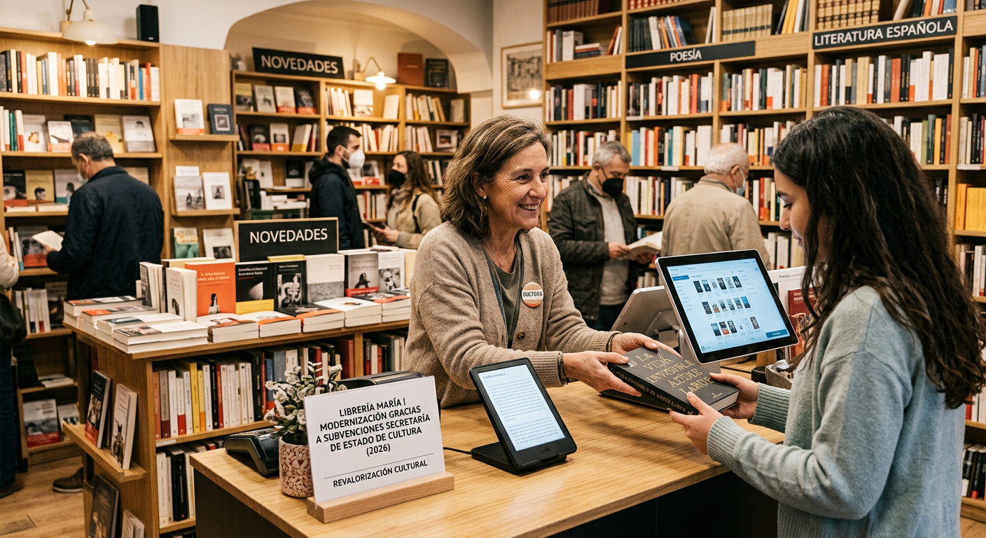 Abiertas las ayudas para modernizar librerías en 2026