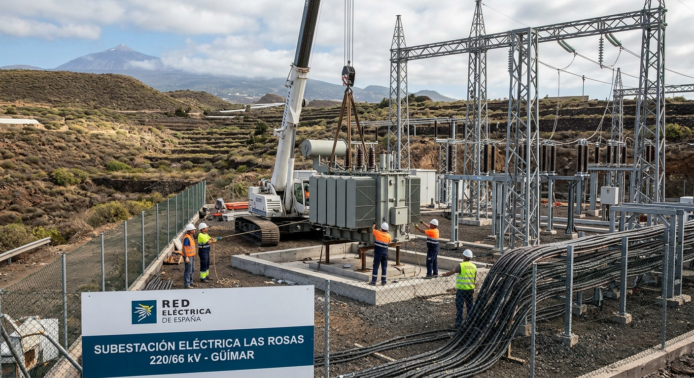 Tenerife a la vanguardia energética: Nueva subestación en Güimar