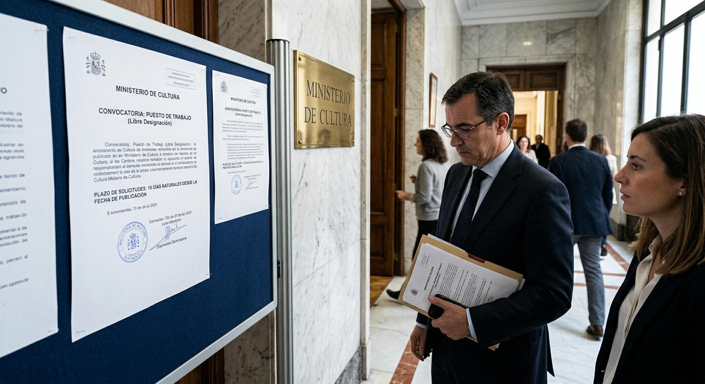 El Ministerio de Cultura busca cubrir un puesto de libre designación