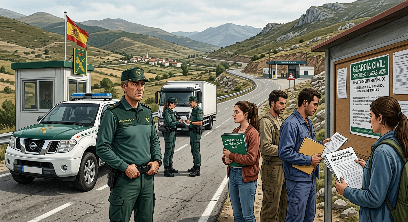 La Guardia Civil anuncia nuevas plazas para 2026