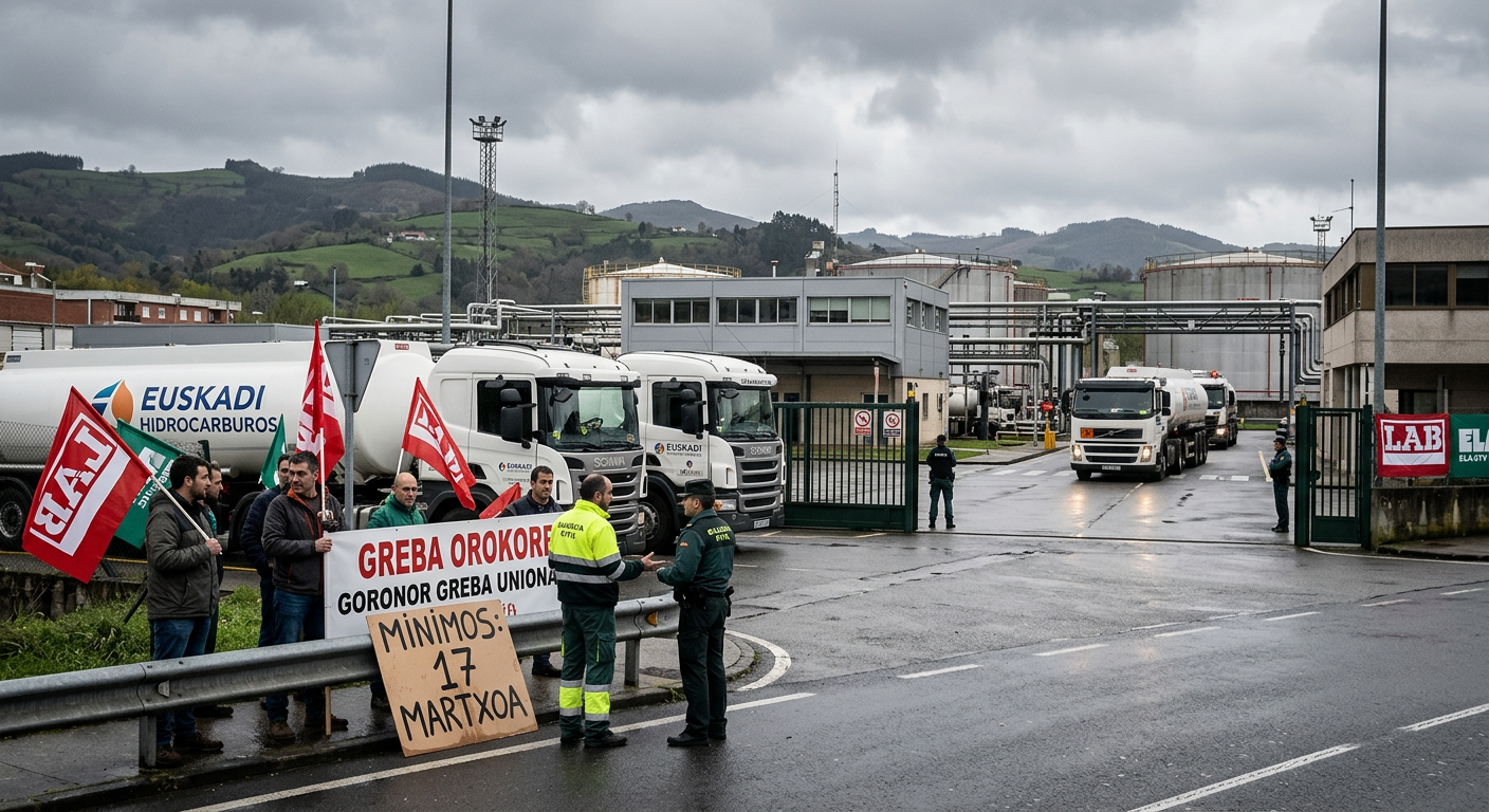 El Gobierno blinda el suministro de hidrocarburos en Euskadi