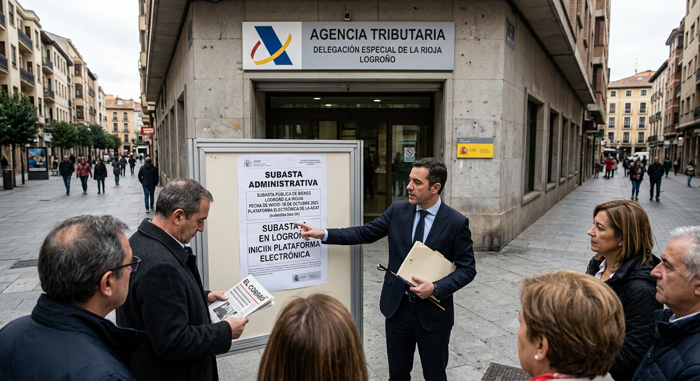 Subasta pública de bienes de la AEAT en Logroño