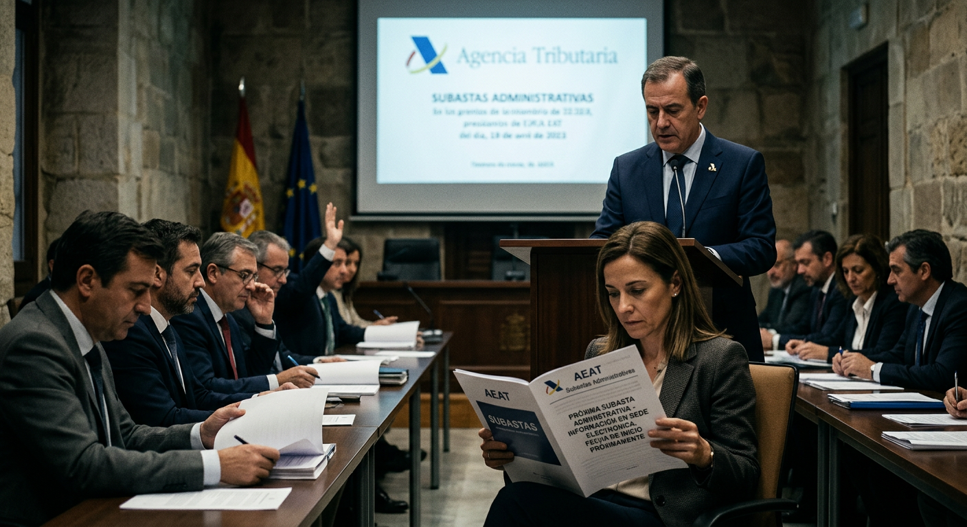 Nuevas subastas de la AEAT para recaudar fondos