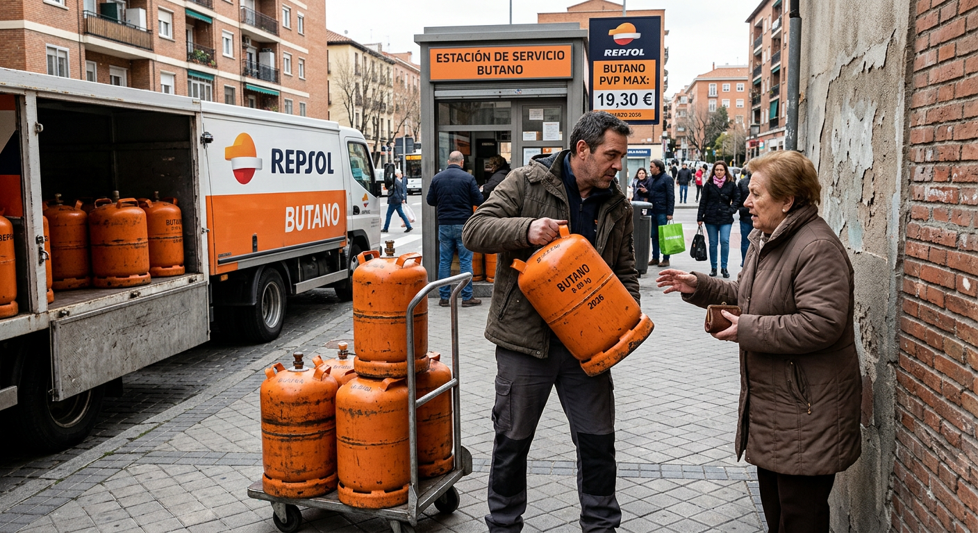 El precio del butano envasado se actualiza