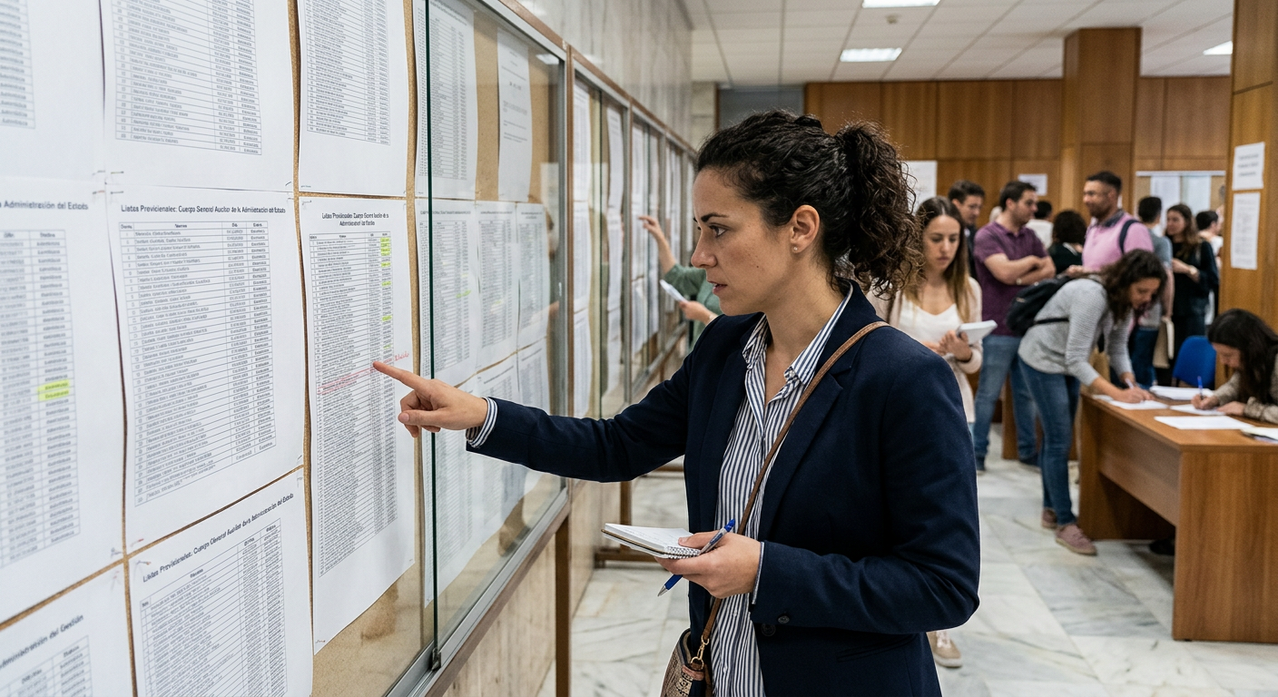 Oposiciones a la Administración: listas provisionales del INAP