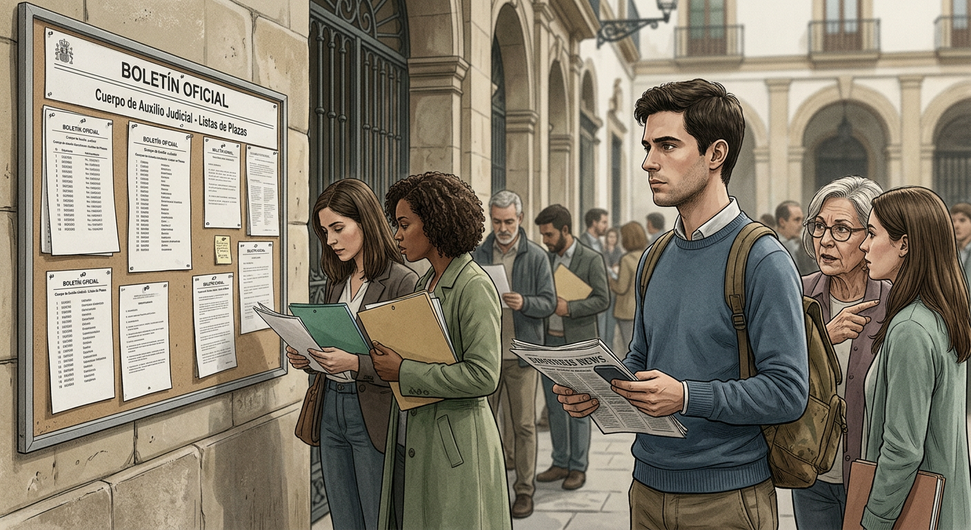 Andalucía abre plazas de Auxilio Judicial para opositores