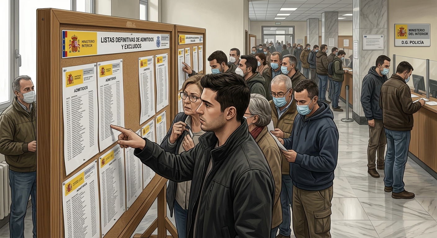 Publicada la lista definitiva para vigilante de seguridad