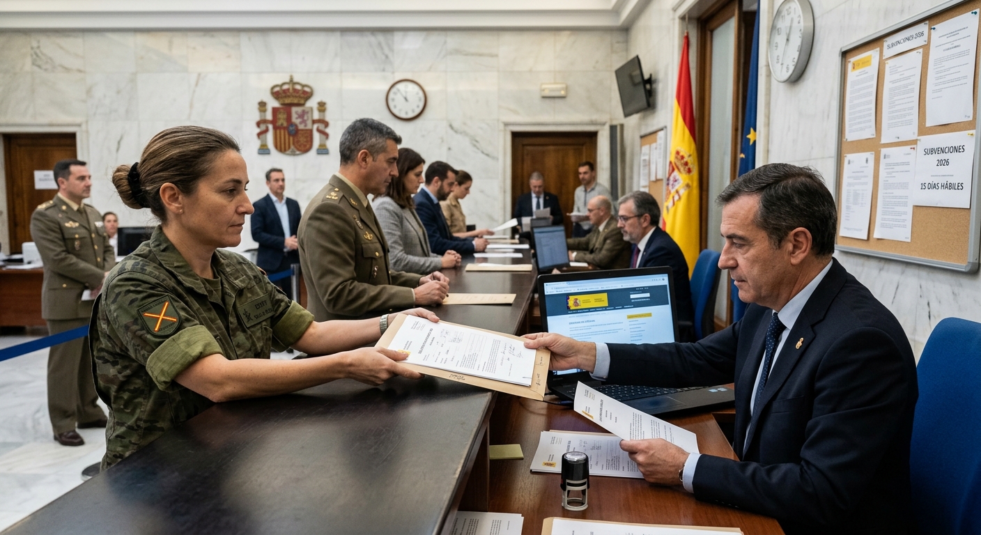 Subvenciones para asociaciones de militares en 2026