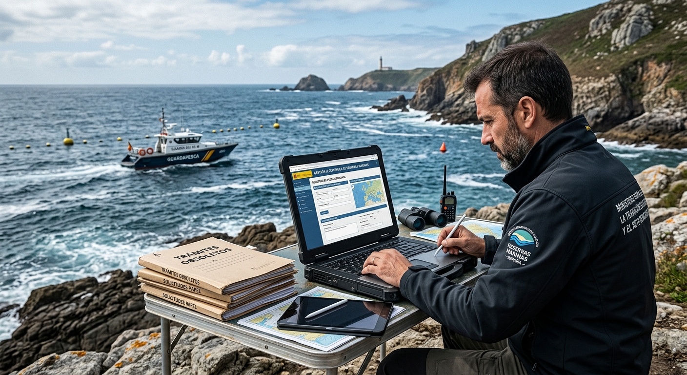 Digitalización de trámites en reservas marinas