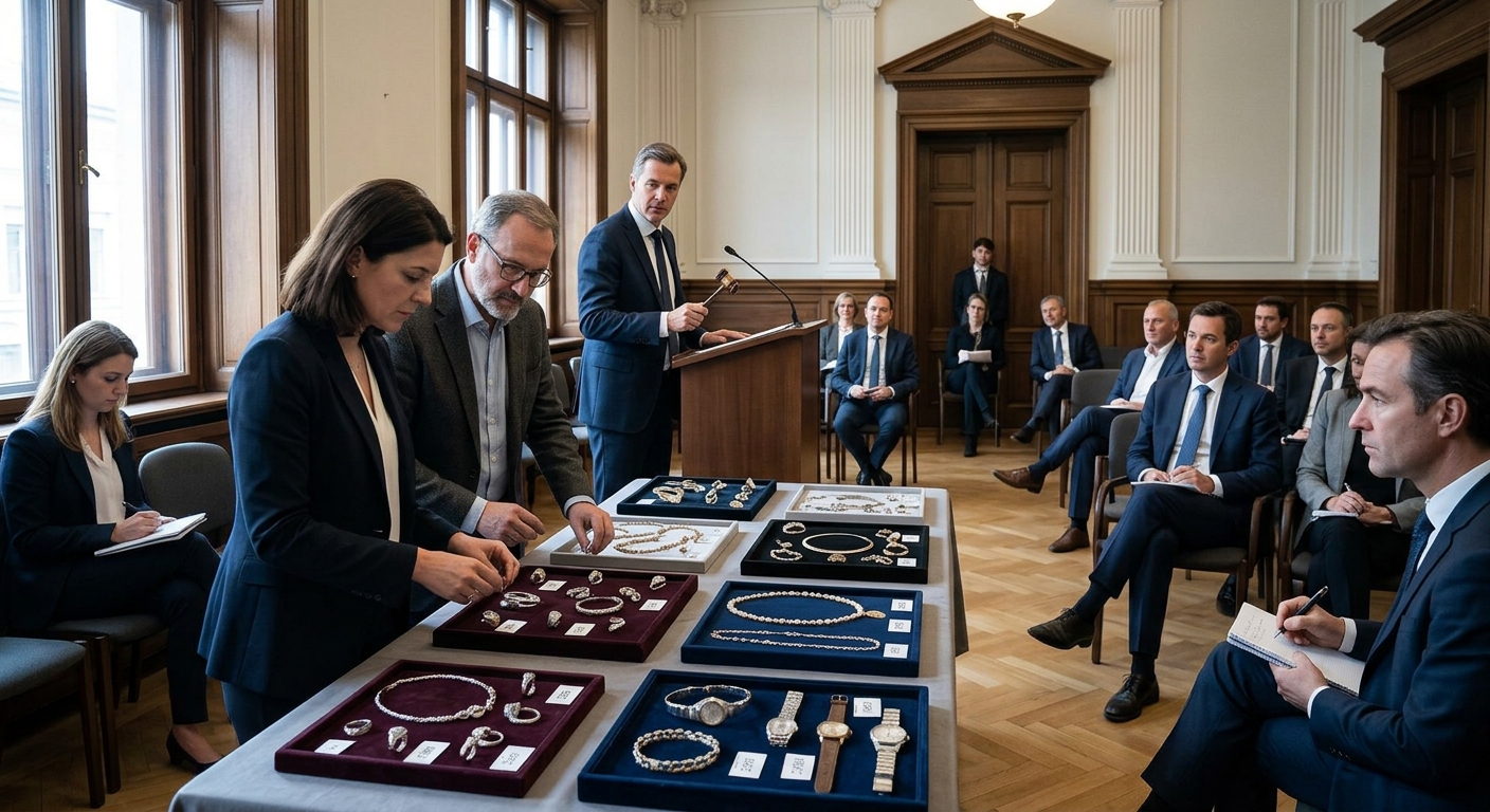 Subasta pública de joyas de la Administración General del Estado