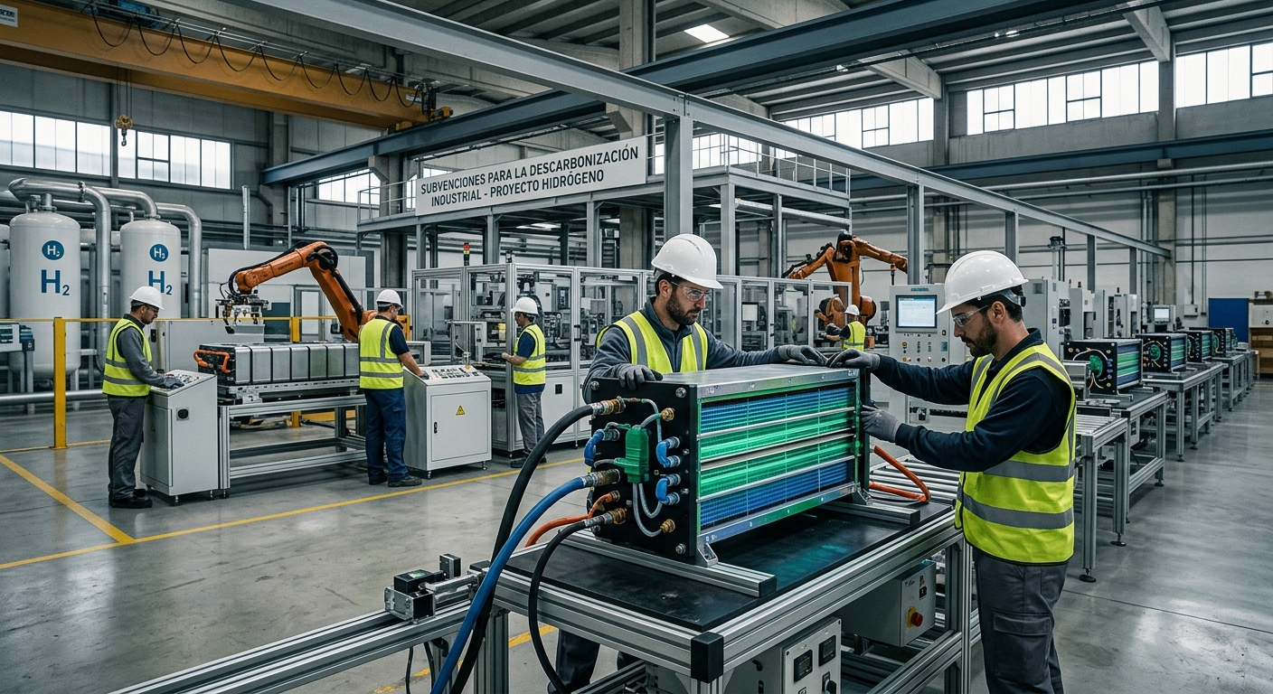 España apuesta fuerte por las baterías de hidrógeno