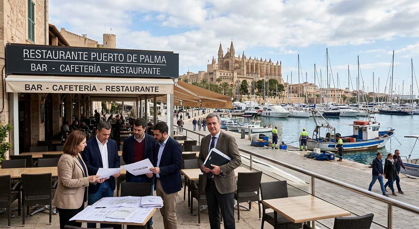 Concurso para explotar un bar-restaurante en el puerto de Palma