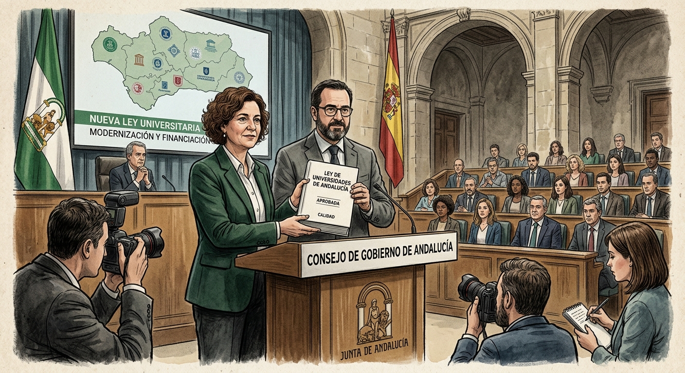 Andalucía aprueba su nueva Ley Universitaria, foco en la calidad