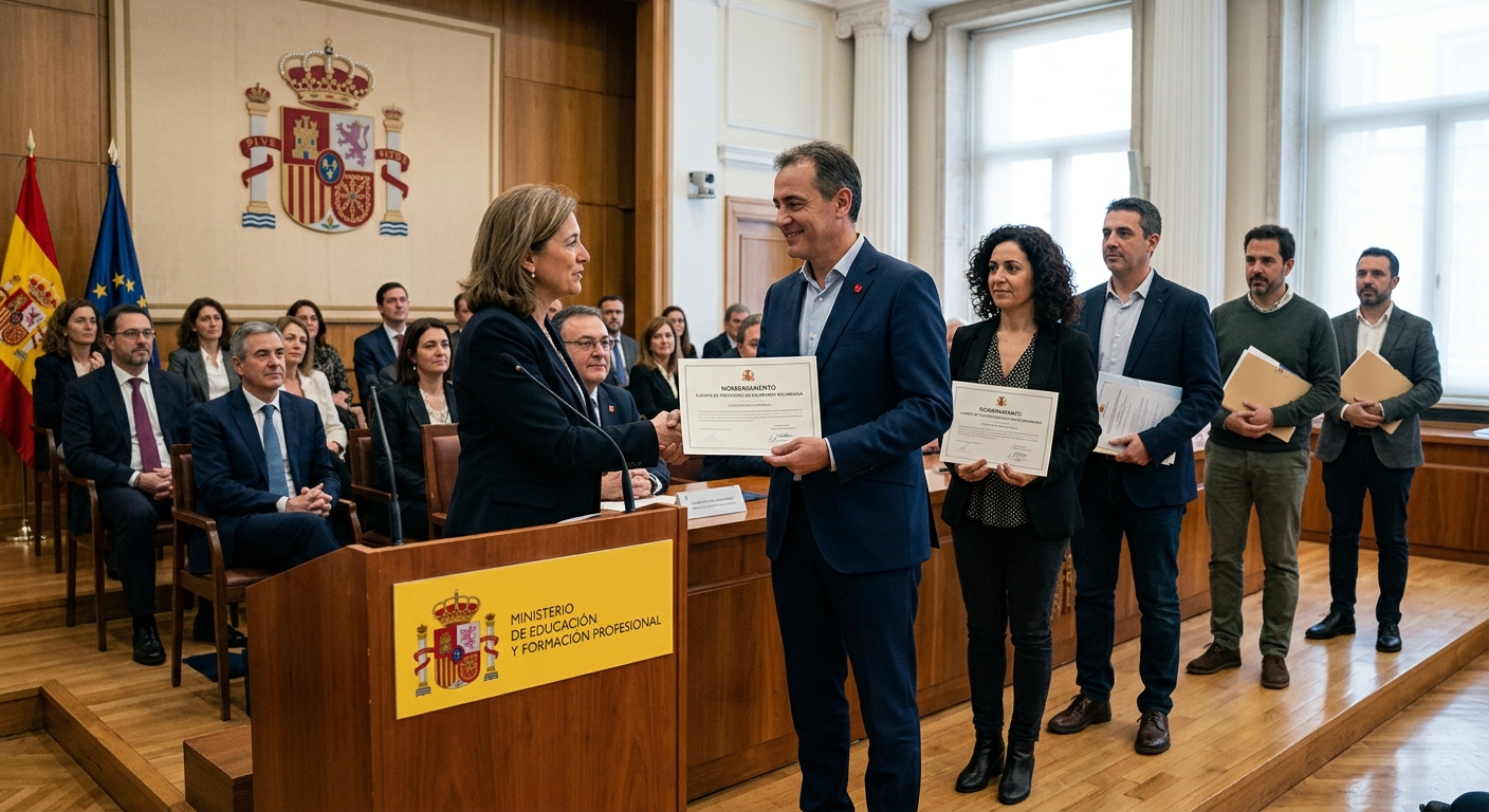 Profesores de FP nombrados para Enseñanza Secundaria