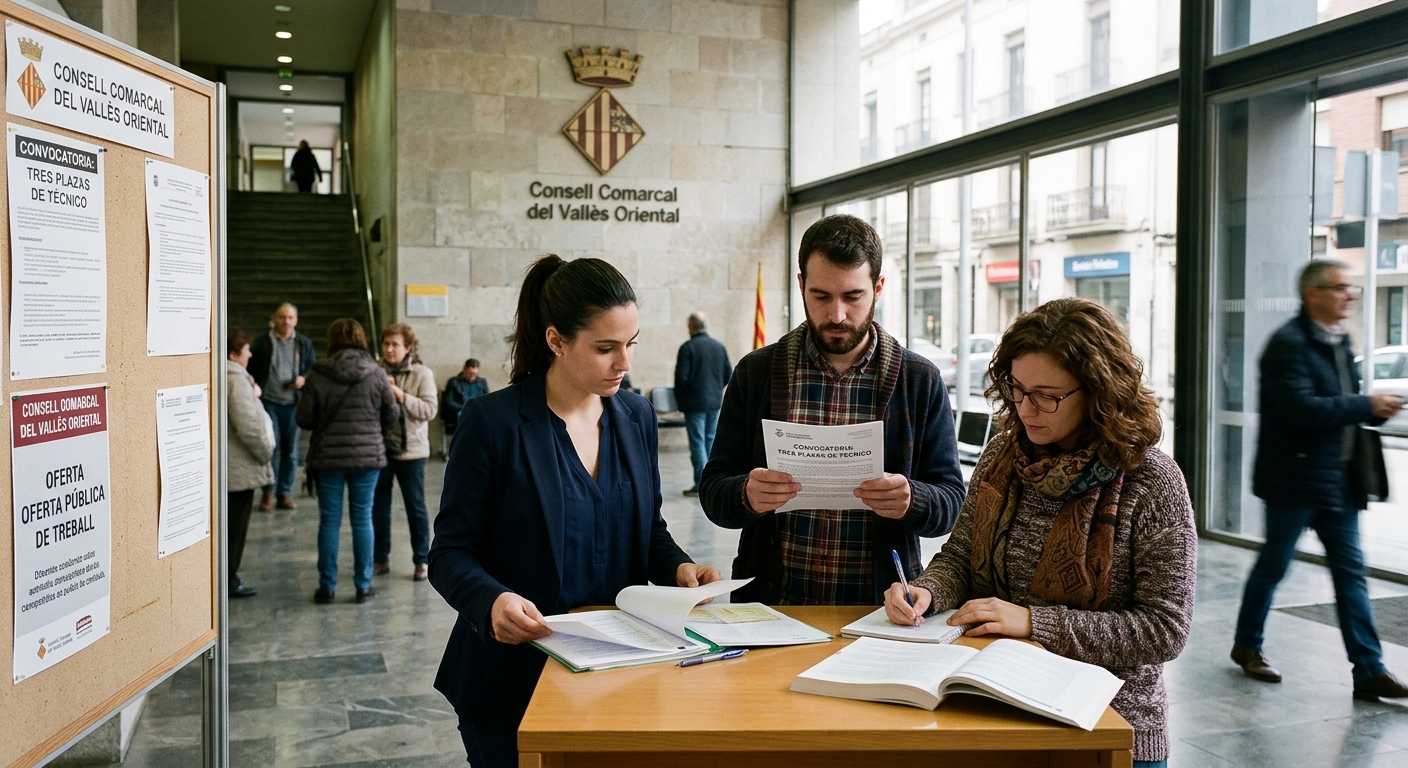 Tres plazas de técnico en el Vallés Oriental: ¡A por ellas!