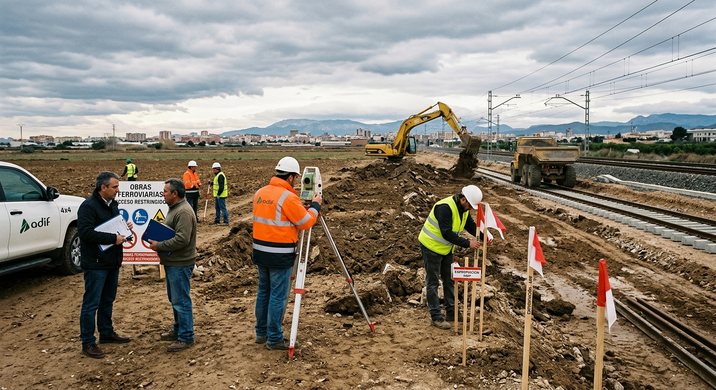 Expropiación forzosa en Valencia para obras ferroviarias