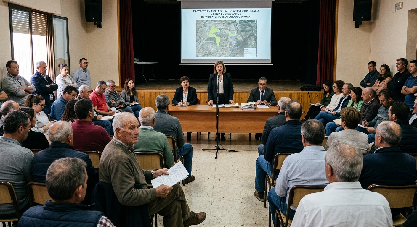 Expropiaciones para planta fotovoltaica en Ayora