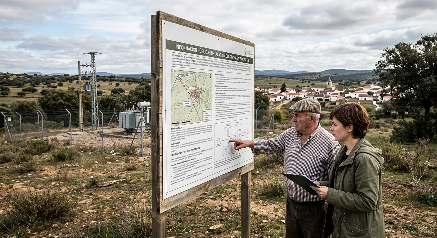 Extremadura somete a consulta instalación eléctrica en Brovales