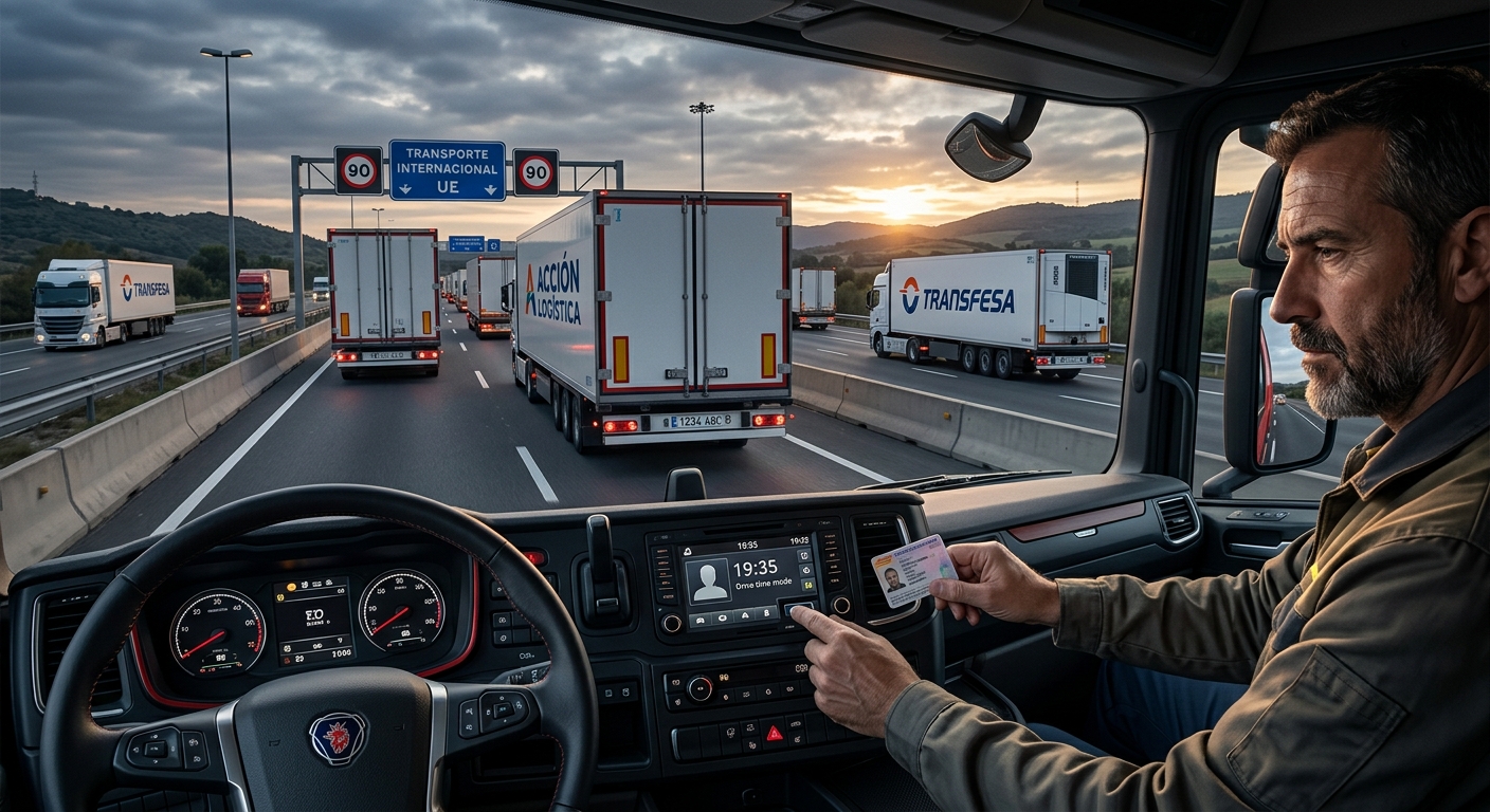 Nuevas reglas para el transporte por carretera: tacógrafo digital obligatorio