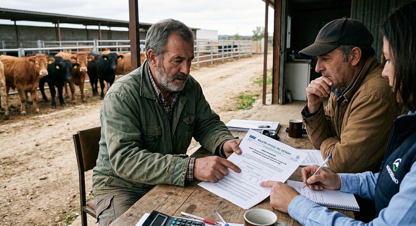 Nuevas condiciones para el seguro de ganado vacuno de cebo