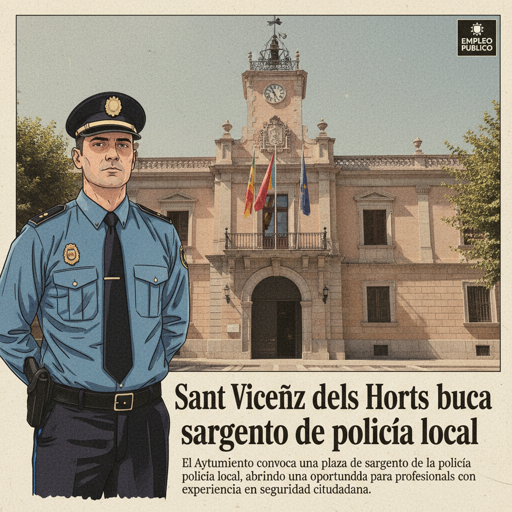 Sant Vicenç dels Horts busca sargento de policía local