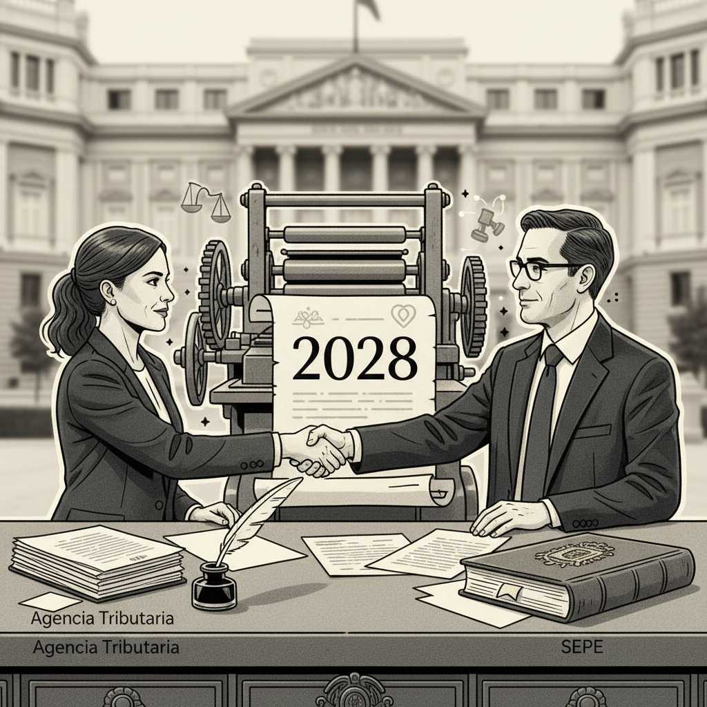 Agencia Tributaria y SEPE prorrogan convenio de datos