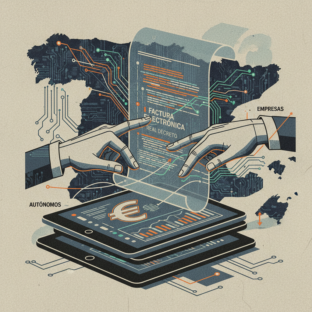 La factura electrónica será obligatoria para empresas y autónomos