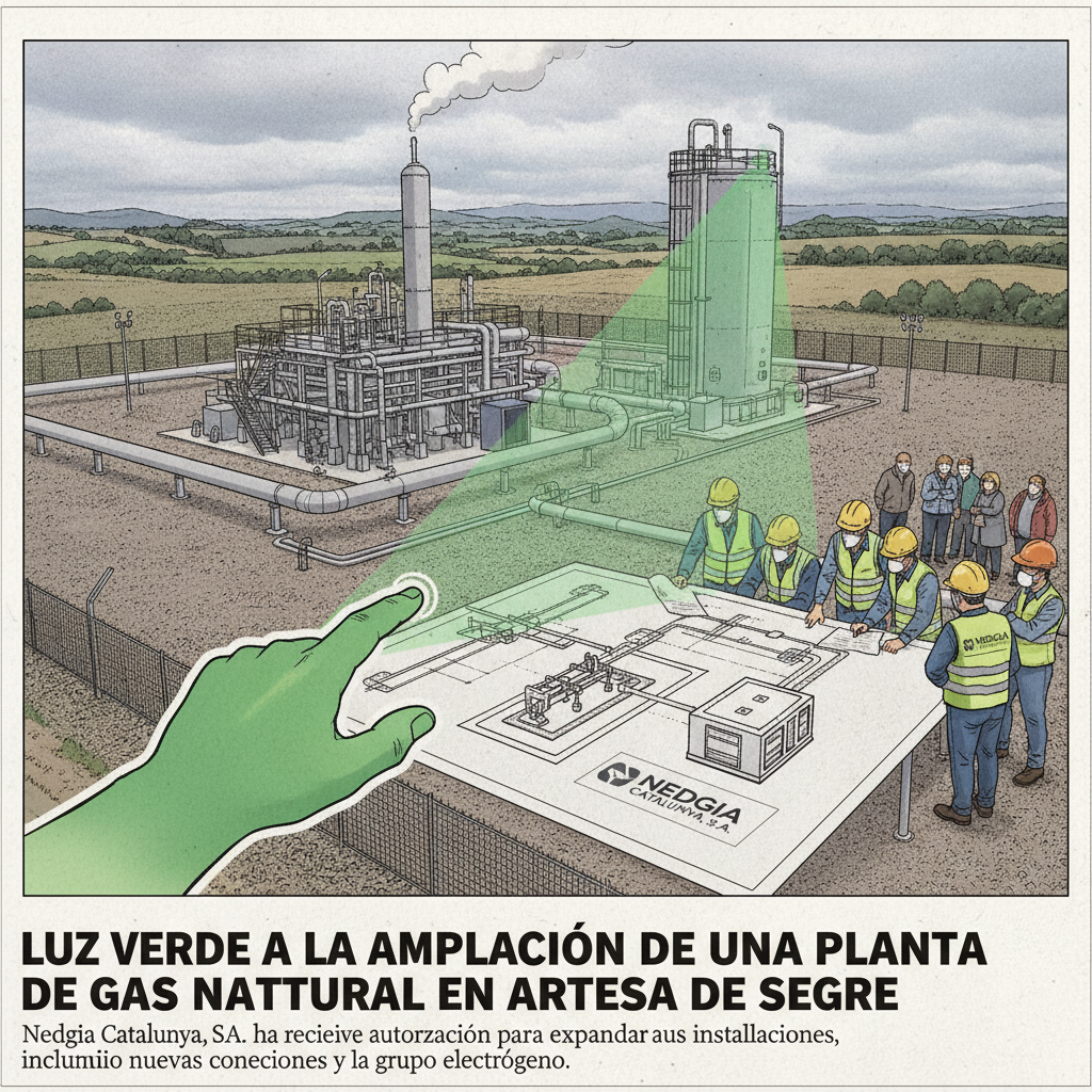 Luz verde a la ampliación de una planta de gas natural en Artesa de Segre