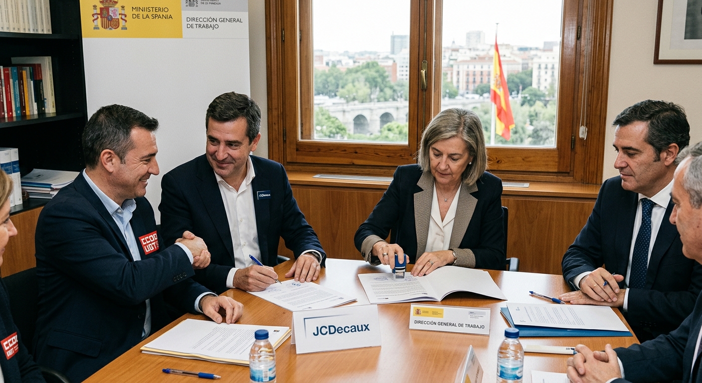 Subida salarial garantizada en JCDecaux España para 2026