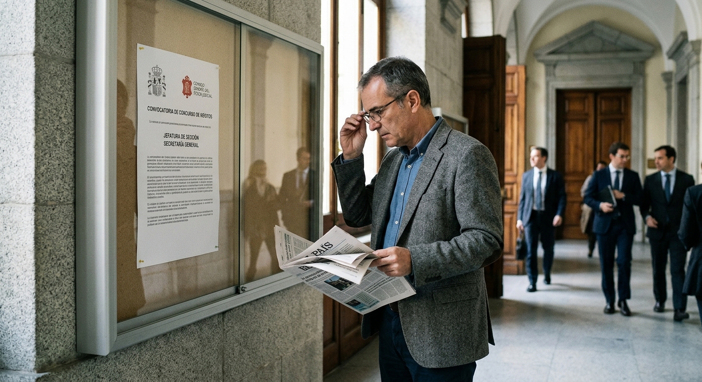 El CGPJ busca nuevo jefe de sección por concurso de méritos