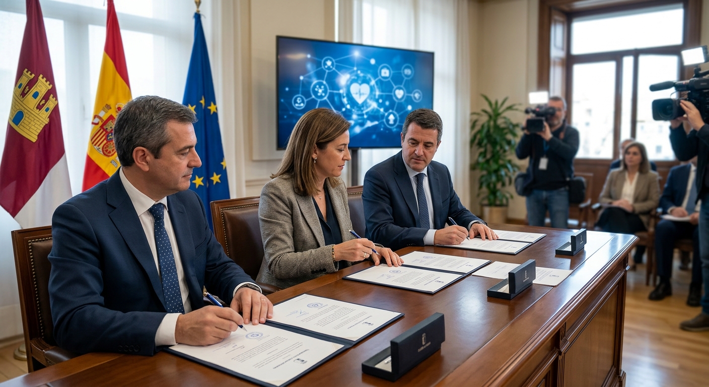 Castilla-La Mancha digitaliza su salud con un gran convenio
