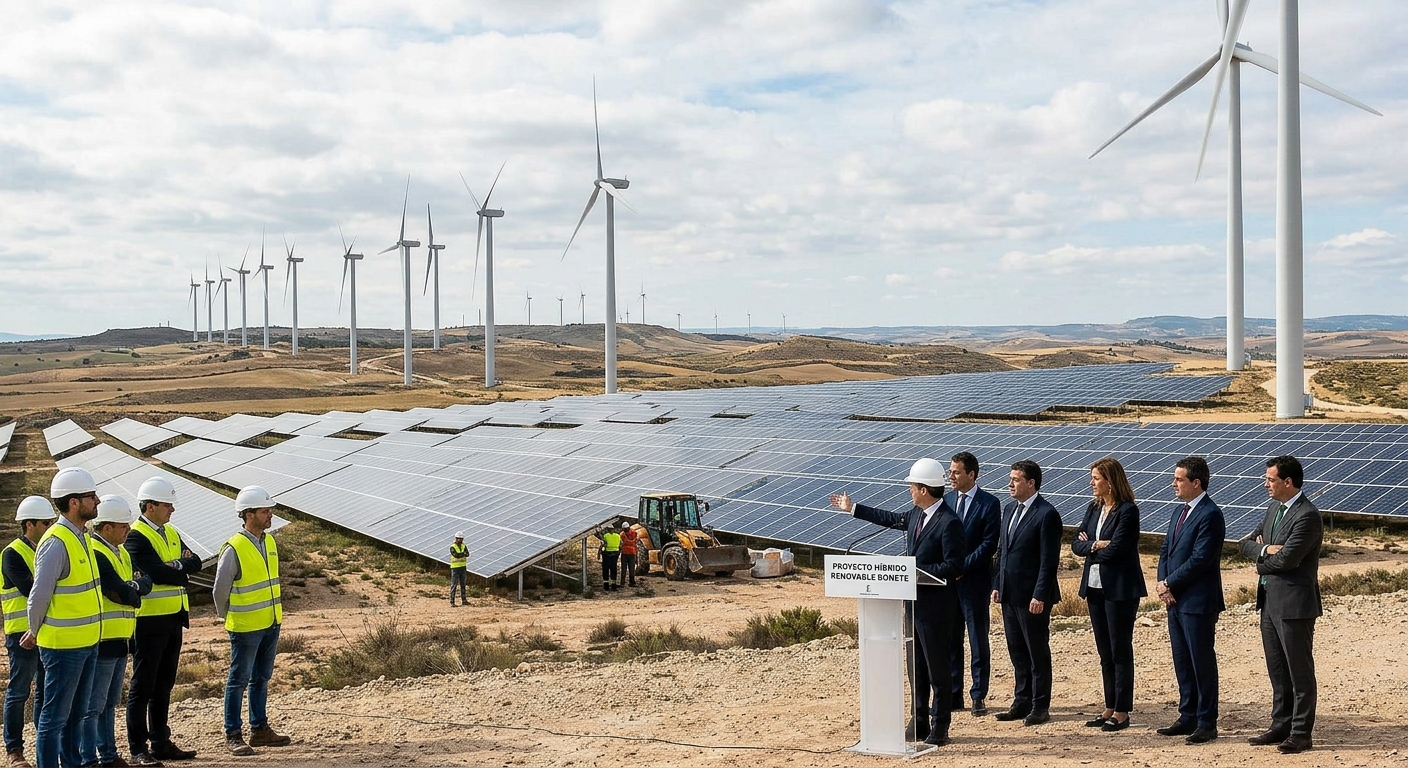 Albacete impulsa energía verde con un proyecto eólico-fotovoltaico