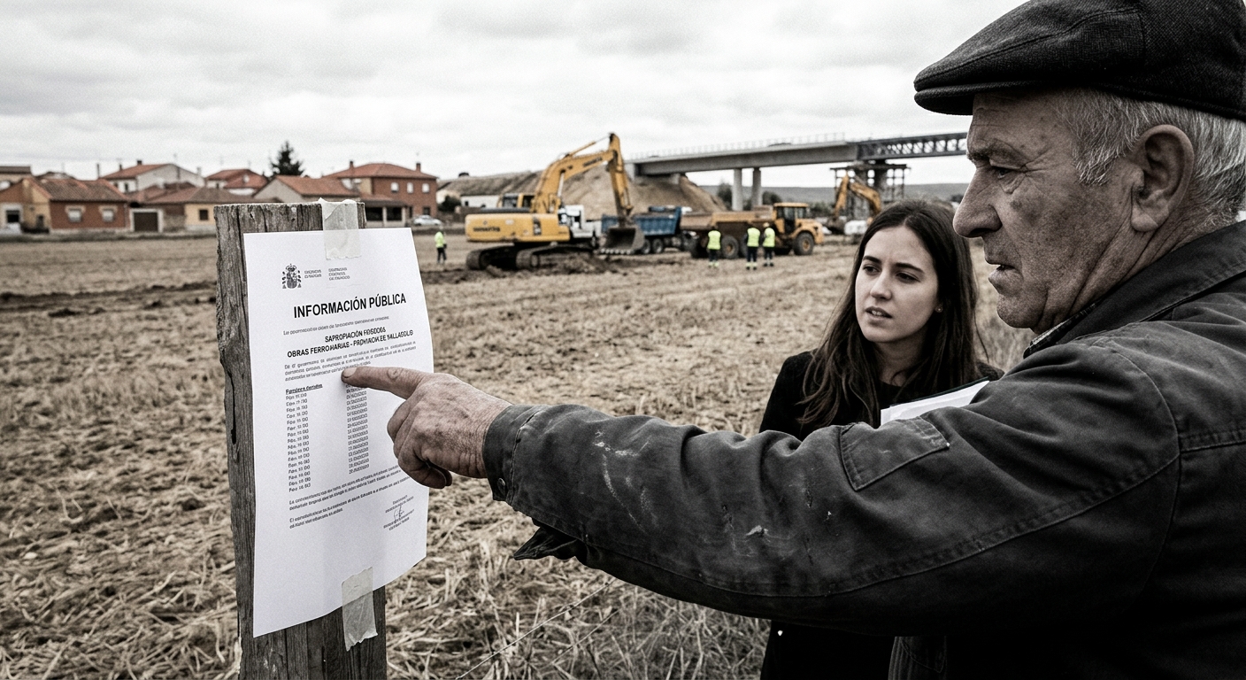 Expropiaciones en Valladolid para obras ferroviarias