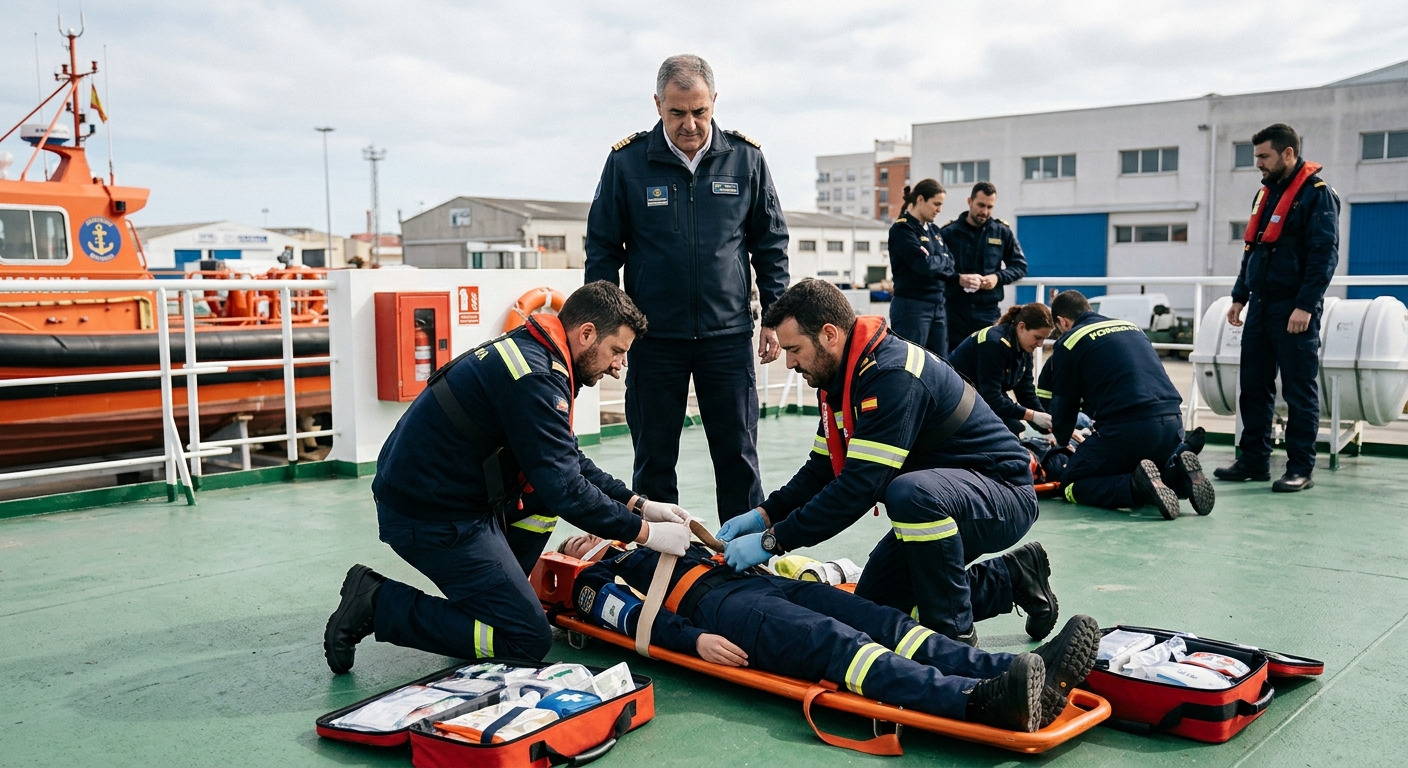 Nuevo centro homologado para formación sanitaria marítima