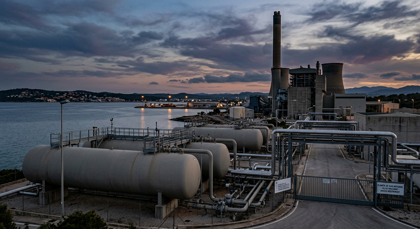 Fijan los precios del gas natural en Baleares para el año 2024