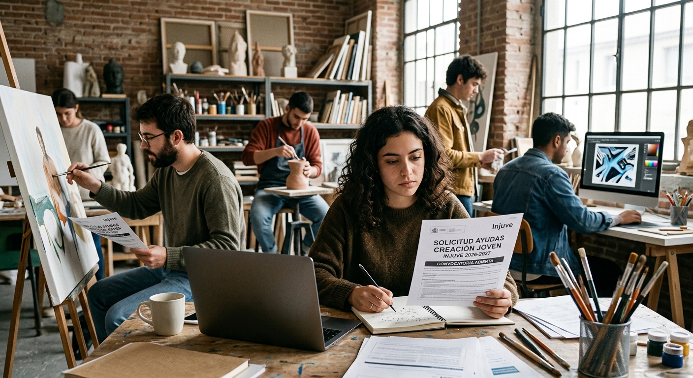 Ayudas para jóvenes creadores 2026-2027