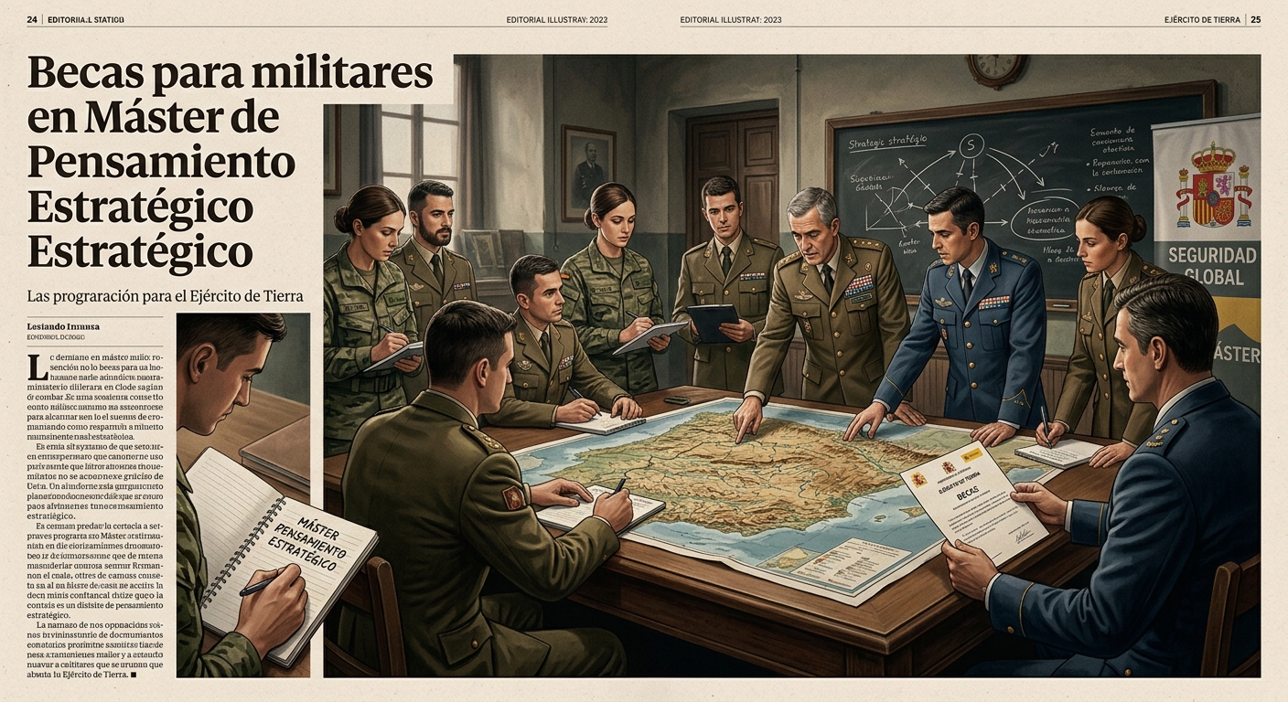 Becas para militares en Pensamiento Estratégico