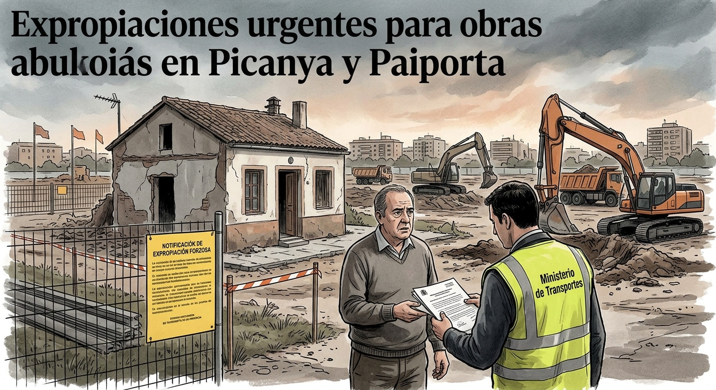 Expropiaciones para obras de emergencia en Valencia